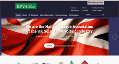 Desktop Screenshot of bpva.org.uk